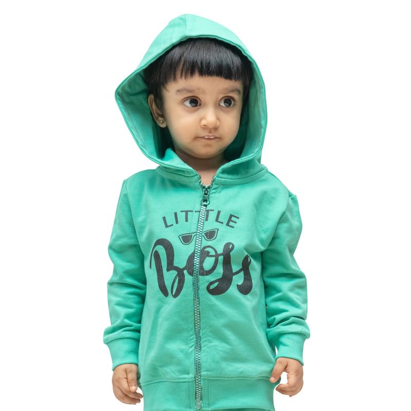 ARIEL Kids Cotton Fleece Full Sleeve Hoodie Sweatshirt for Boys and Girls