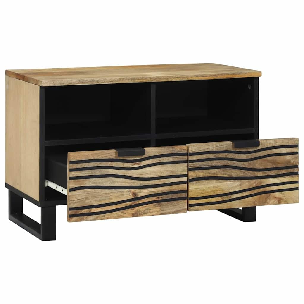 TV-Einheit mit Schubladen, Braun, 70x33x46 cm, Holzwerkstoff Lowboard, TV Schrank für Wohnzimmer, Media Center, Elegantes Design