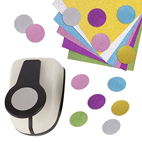 Paper Punch,Single Hole Punch,Circle Punch 1.5 inch, Hole Punch Shapes Scrapbooking Supplies,Craft Punch,Hole Puncher Single,Paper Punch Shapes,Craft Hole Punch for Crafting Scrapbooking