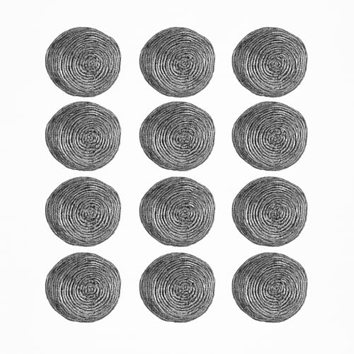 Fitto Stainless Steel Scrubber Set - 12 Pack Heavy-Duty Cleaning Pads for Kitchen Pots Pans Grills and More | Rust-Resistant & Durable Cleaning Solution