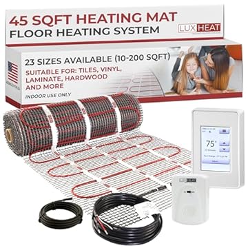 best electric heated floor systems