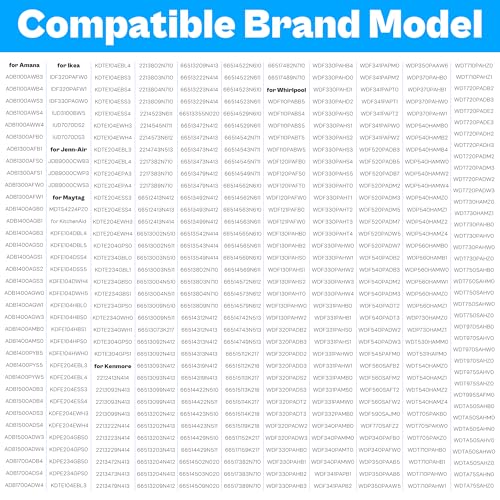 WDT730PAHZ W10724439 WPW10348269 Drain Pump fit for Kenmore 665 Whirlpool Gold KitchenAid Dishwasher Part W10348269 W10876537 WDT750SAHZ 66513543N4 KDTM404KPS KDFE204EWH WDT730HAMZ WDP370PAHW LUXRILIX