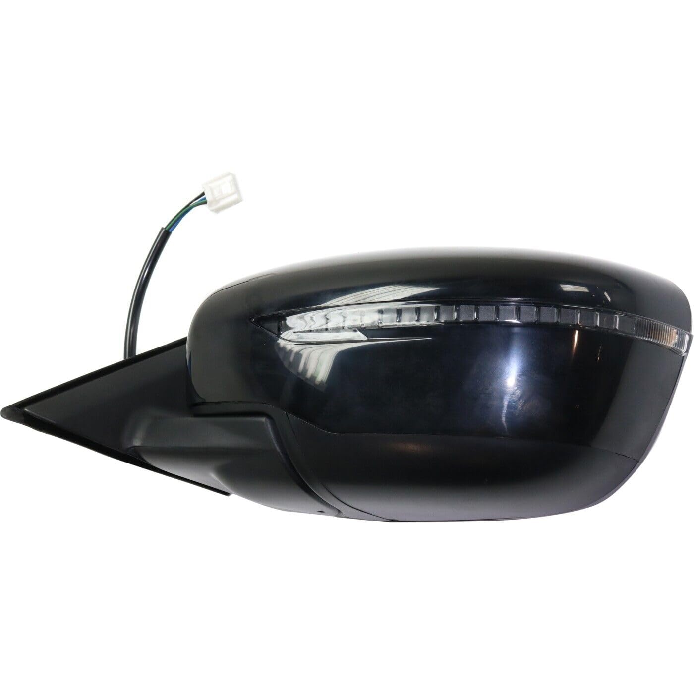 Driver Side Door Mirror For 2014-2020 Nissan Rogue | Heated, Turn Signal, Power Adjust, Manual Fold