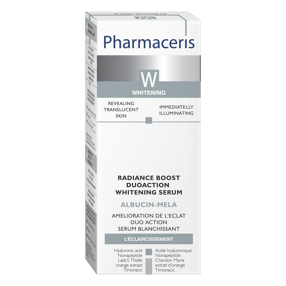Pharmaceris W Albucin Mela Radiance Serum, 30 Ml – Dual-Action Whitening Formula To Targt Discoloration Hyperpigmentation, Uneven Skin Tone, And Early Signs Of Aging