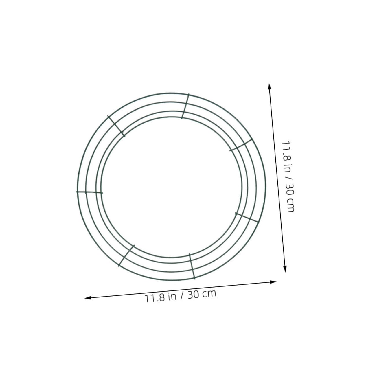 GRIRIW Easter Wreath Frame Round Shaped Garland Support for Decor Wreath Accessory for Indoor and Outdoor Use