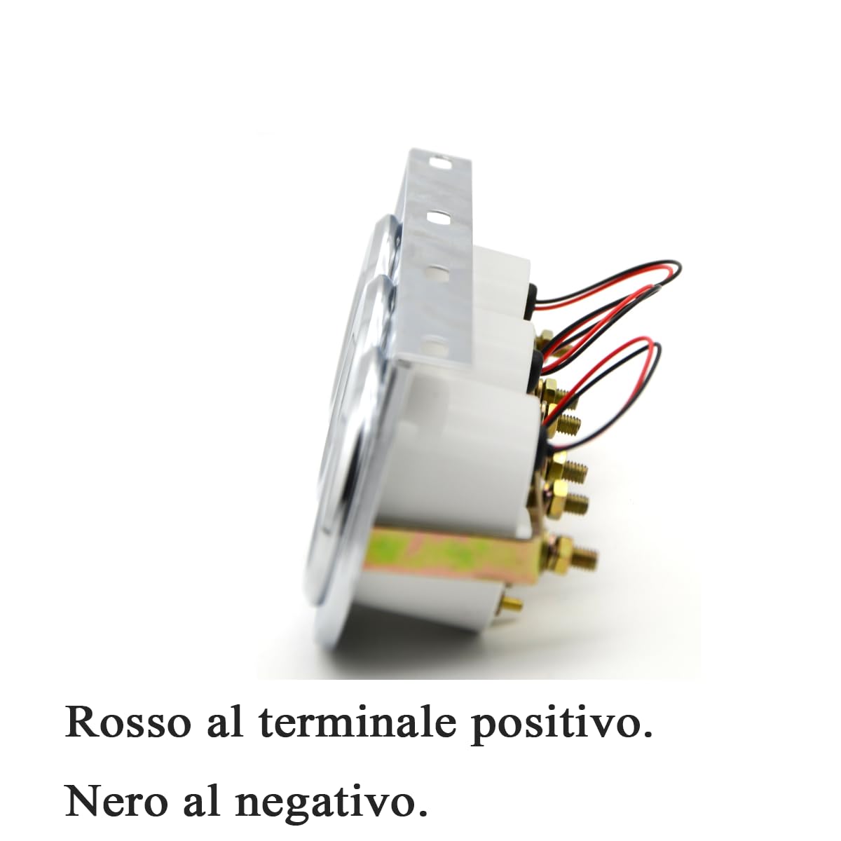 Universal Car M10x1 52mm 3 in 1 Car Gauge Temperatura dell'acqua, Pressione dell'olio, Strumento combinato di tensione per camion di barche