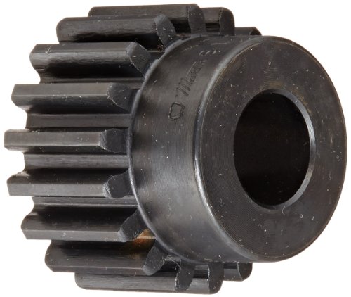 Martin S1018 Spur Gear, 14.5° Pressure Angle, High Carbon Steel, Inch, 10 Pitch, 3/4
