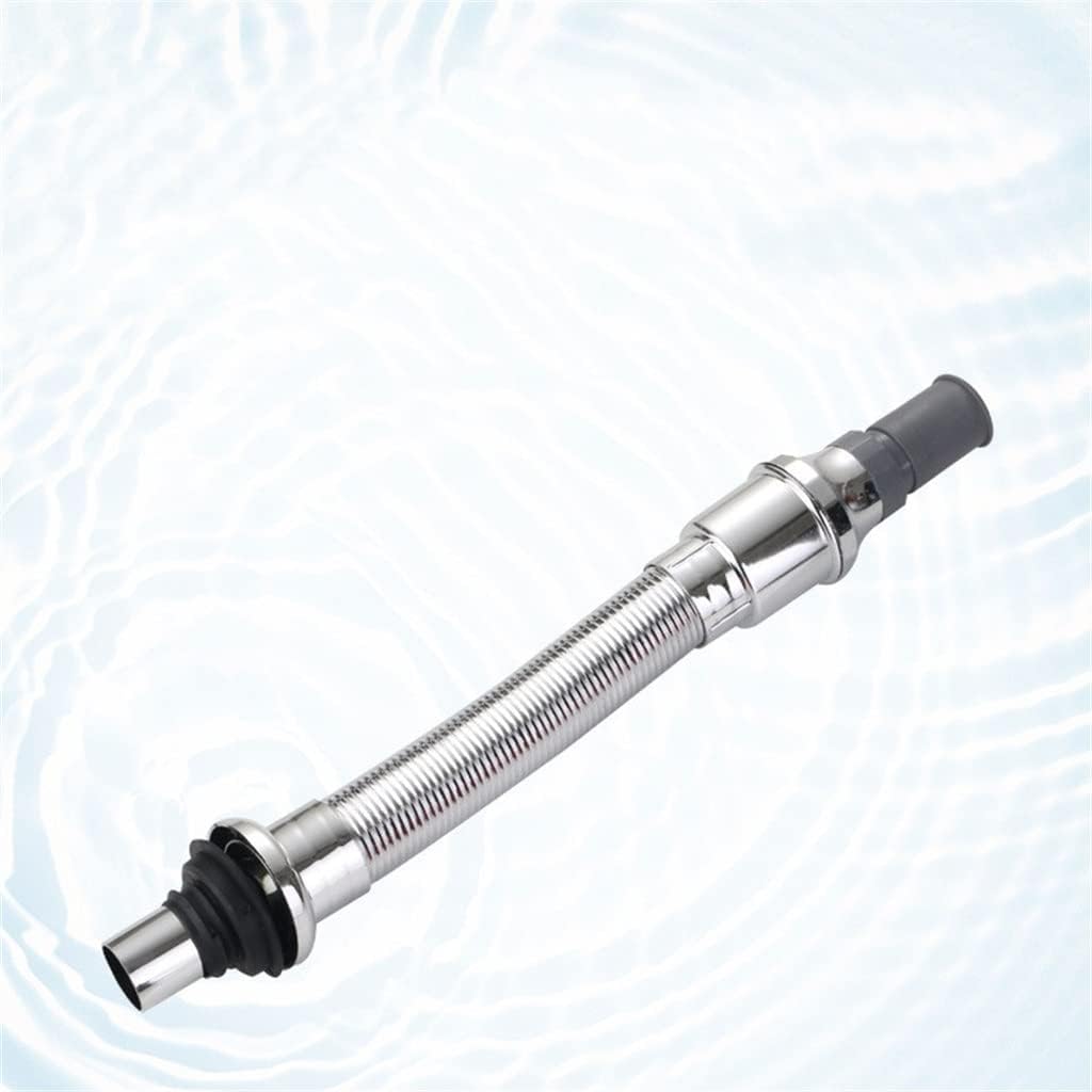 HBJWOV 80cm ABS Plastic Pipe Sewer Hose Flexible Bendable Kitchen Sink Wash Basin Drain Tube