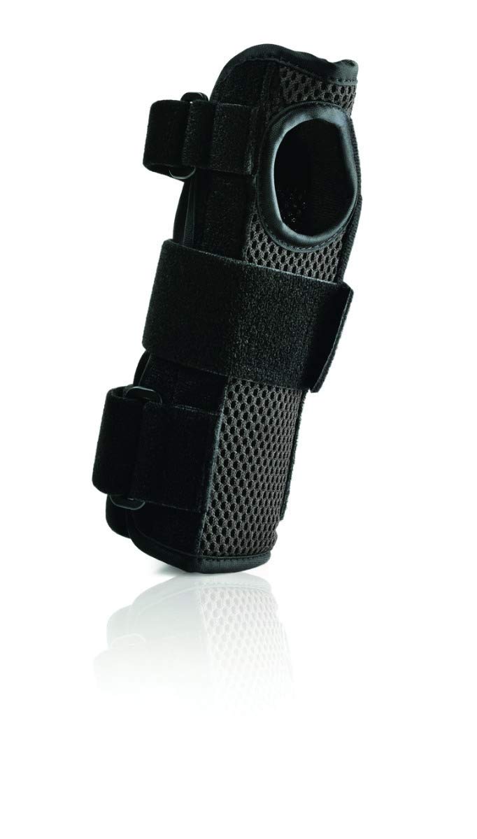 Fla75891-13 Prolite Airflow 8" Wrist Splint with Abducted Thumb, Black, Left/Large-XLarge