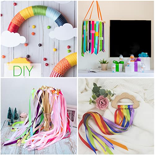 Mint Green Satin Ribbon 3/8 Inch X 25 Yards, Solid Color Polyester Fabric Ribbon For Gift Wrapping, Craft, Bows Making, Wreaths, Bouquets, Sewing, Baby Showers And Wedding Party Decoration #TOP5