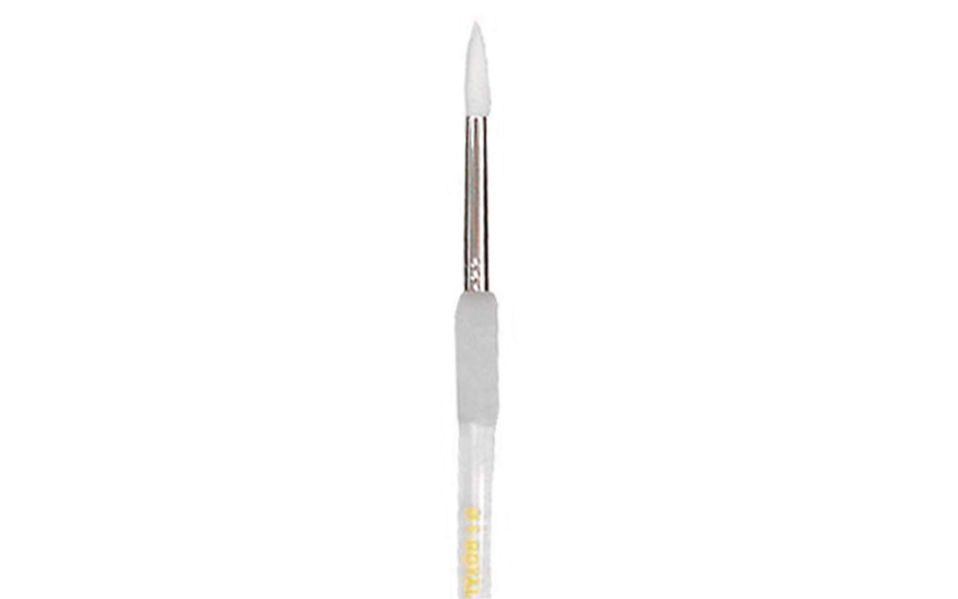 Royal & Langnickel Soft-Grip White Taklon Round Brush: Size 6