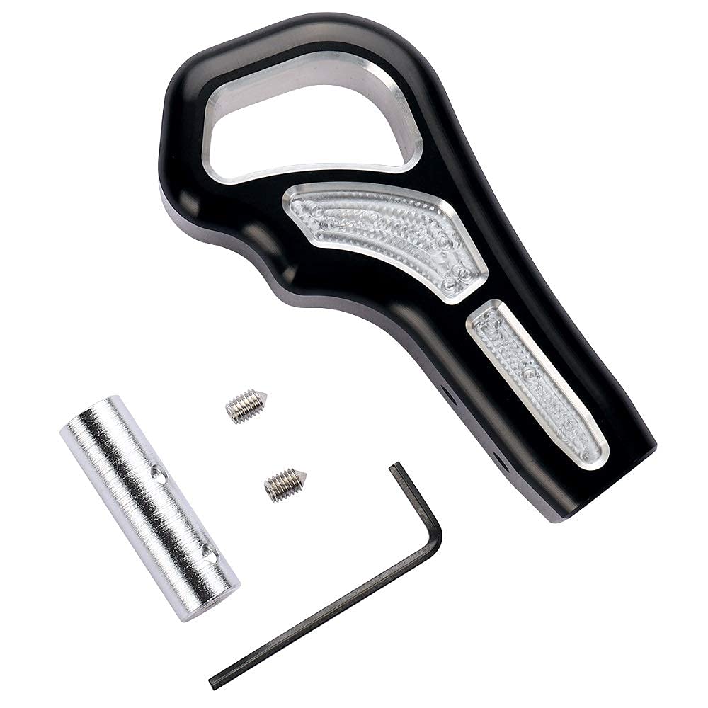 Amazon.com: Black Grip Billet Aluminum Shift Knob – CNC Machined