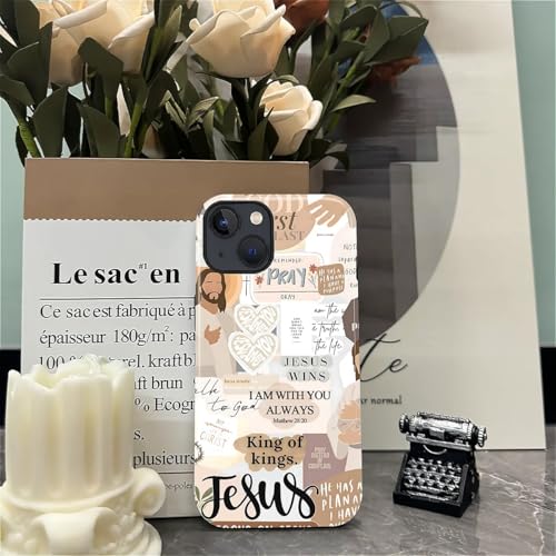 Yesad Case for iPhone 15, Hybrid 2-Layer Case, Shockproof Military-Grade Protection Durable Anti-Scratch Phone Case for Woman Man Boy Girl, Jesus Bible Verses - image 5