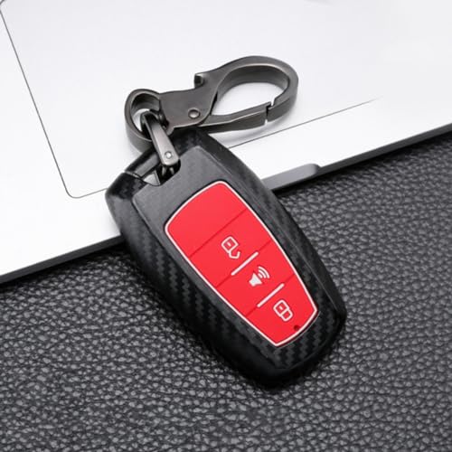 Funda de llave para Haval H6 en ABS estilo fibra de carbono resistente