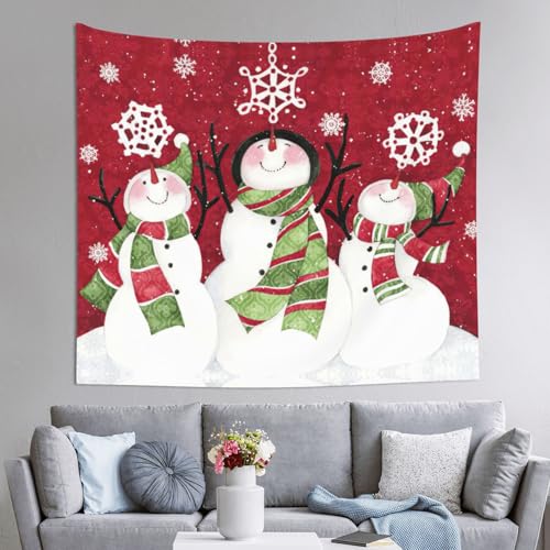 Tapiz grande de Navidad JEJEA para dormitorio: decoración navideña de pared de 152x130 cm