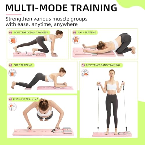 Image of 2026 Advanced Pilates Reformer Foldable Pilates Board Home Gym Board | Portable Multifunctional Pilates Equipment for Home & Studio Workouts | Upgraded Sliding Pilates Sliding Workout Board