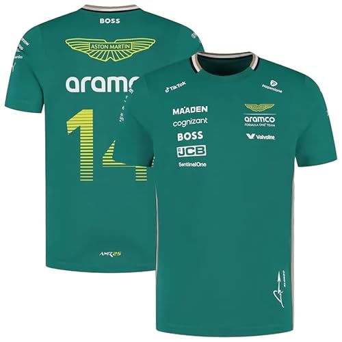 Aston Martin F1 Camiseta 2024 Fernando Alonso para Hombre - Verde - Talla: XL