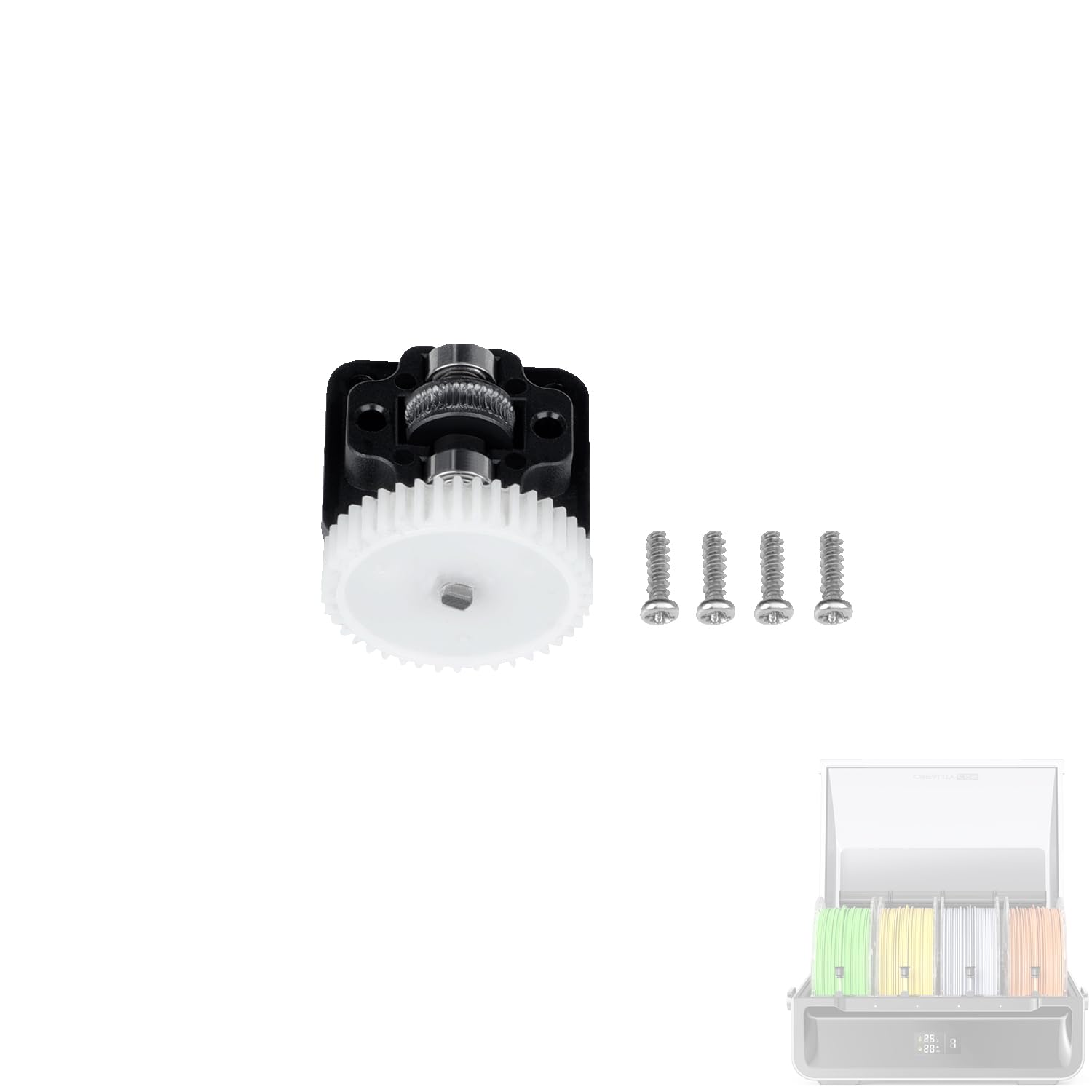 Creality CFS Hub Idler Pulley Assembly (4.33×21.96×21.99) – Original Replacement for Creality Filament System (CFS) – 3D Printer Accessories