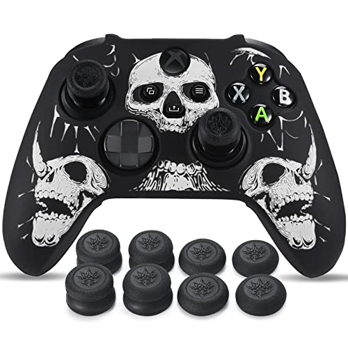 Ya en mundofriki.es: YoRHa Talla Láser Silicona Piel Skin para Mando Xbox Series X/S x 1 (Blanco) con Agarres para el Pulgar Thumb Grips x 8