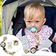 Handgemachte Löwe Design Schnullerkette Cup Catcher BPA-frei Sicherheitsgurt für Verstellbarer Kinderwagenkette zum Aufhängen von Trinkbecher Halteriemen für Kinderwagen