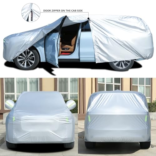 Image of Tecoom Light Shell Car Cover Waterproof All Weather for SUV Fit 206-215 inch