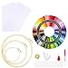Produktbild YAVO-EU Stickerei Starter Kit, Kreuzstich Tool Kit mit 3 Stück Stickrahmen, 100-Farben-Fäden, 4 teiligem Aida-Stoff und Kreuzstich Tool Kit