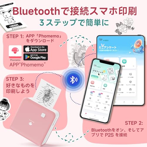 Phomemo P2S サーマルプリンター の商品画像 4