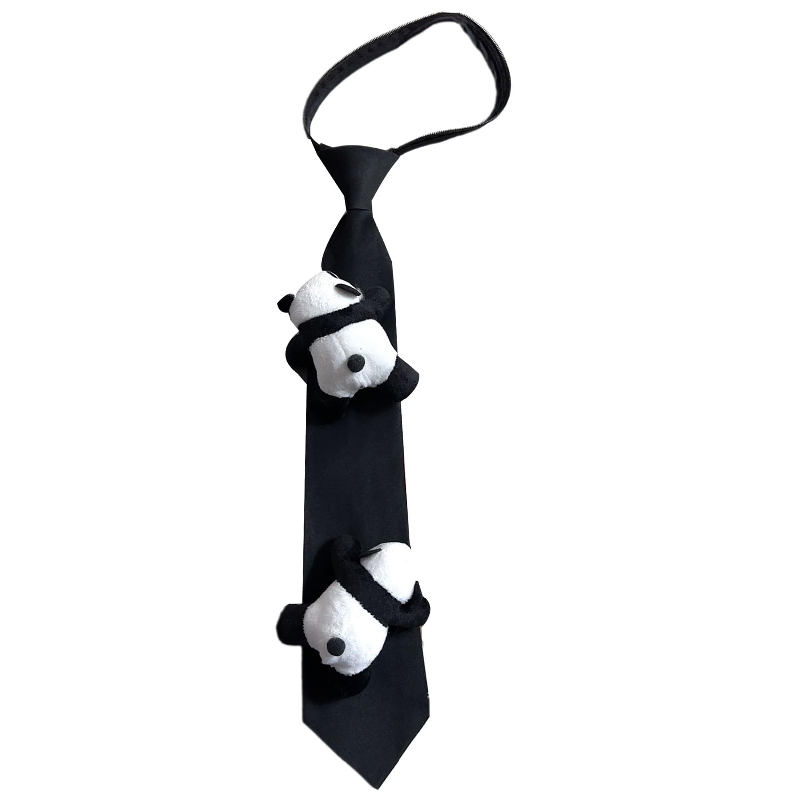 MICFENY Uniform Ties Cartoon Panda Collar Japan seifuku Cosplay Pre-tied Tie Schoolgirl Suit Neckwear