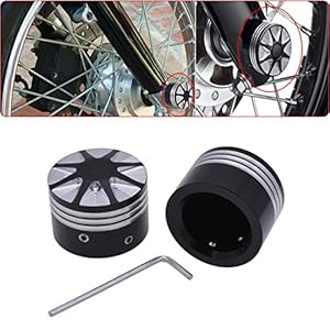 TUINCYN Motorfiets Vooras Cover Cap Moer Bolt Decoratieve Hardware Kit Voor Harley Touring Softail Road King Glide FLTR (1 set)
