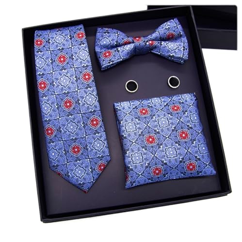 Corbata de boda formal de 8 cm para hombre miniatura 1
