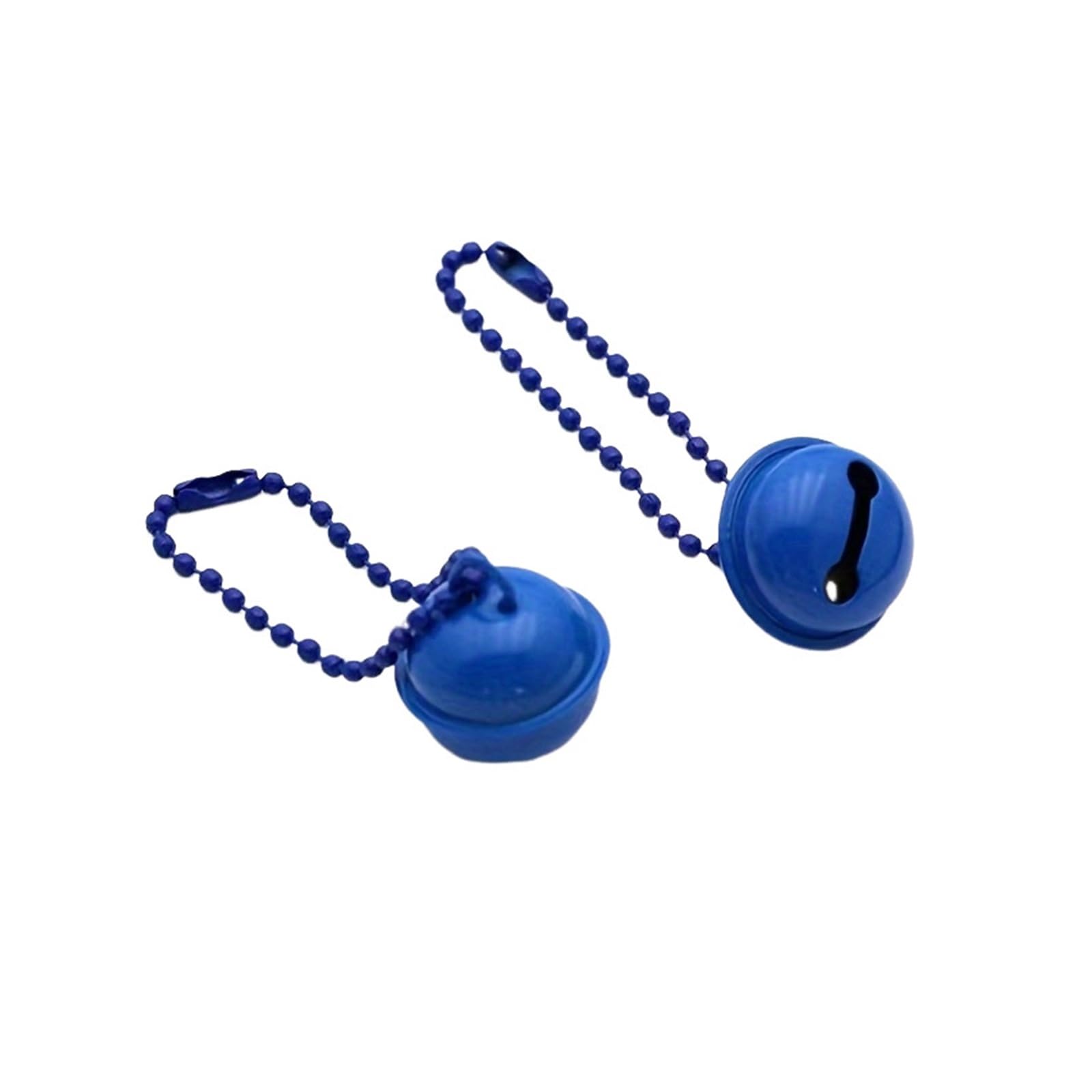 Christmas Bells 50pcs Bead Chain Bell Keychain Pendant Diy Colorful For Suitcase Box Bag for Christmas Decor