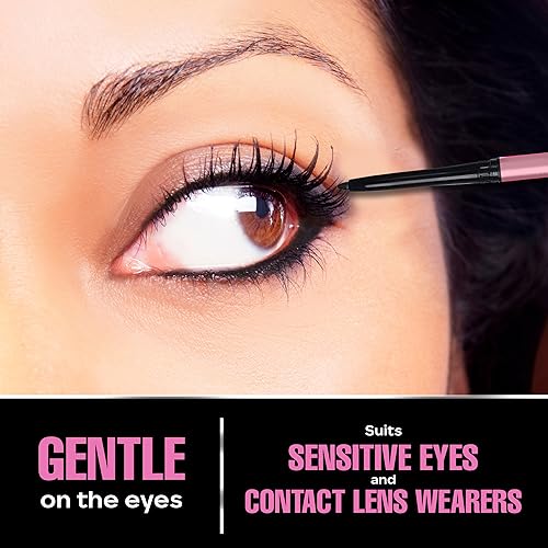 Image of FACESCANADA Fresh Eyes Kajal Stick, 0.35G | With Rose Extracts | 24Hr Waterproof | Suits Sensitive Eyes | Intense Black Matte Finish | Refreshes Tired Eyes | Gentle | Smudgeproof | Vegan (Pack of 2)