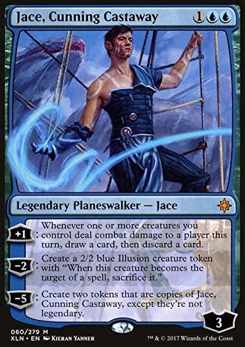 Magic: The Gathering Singles MTG Magic: The Gathering - Jace, Cunning Castaway (60) Ixalan XLN, Blue, (XLN60)