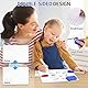 2 Stück Doppelseitiges Mini Whiteboard, A4 Klein Whiteboard Trocken Abwischbar, Langlebige Tragbare Whiteboards mit 8 Marker 2 Board Radierer, Small Dry Erase White Board für Kinder Schüler