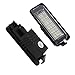 2pcs Car License Plate Light for Volkswagen VW Golf GTI CC Eos Scirocco Beetle Phaeton Rabbit Passat Error Free 3W 18 Led White Rear License Tag Lights Rear Number Plate Lamp Direct Replacement