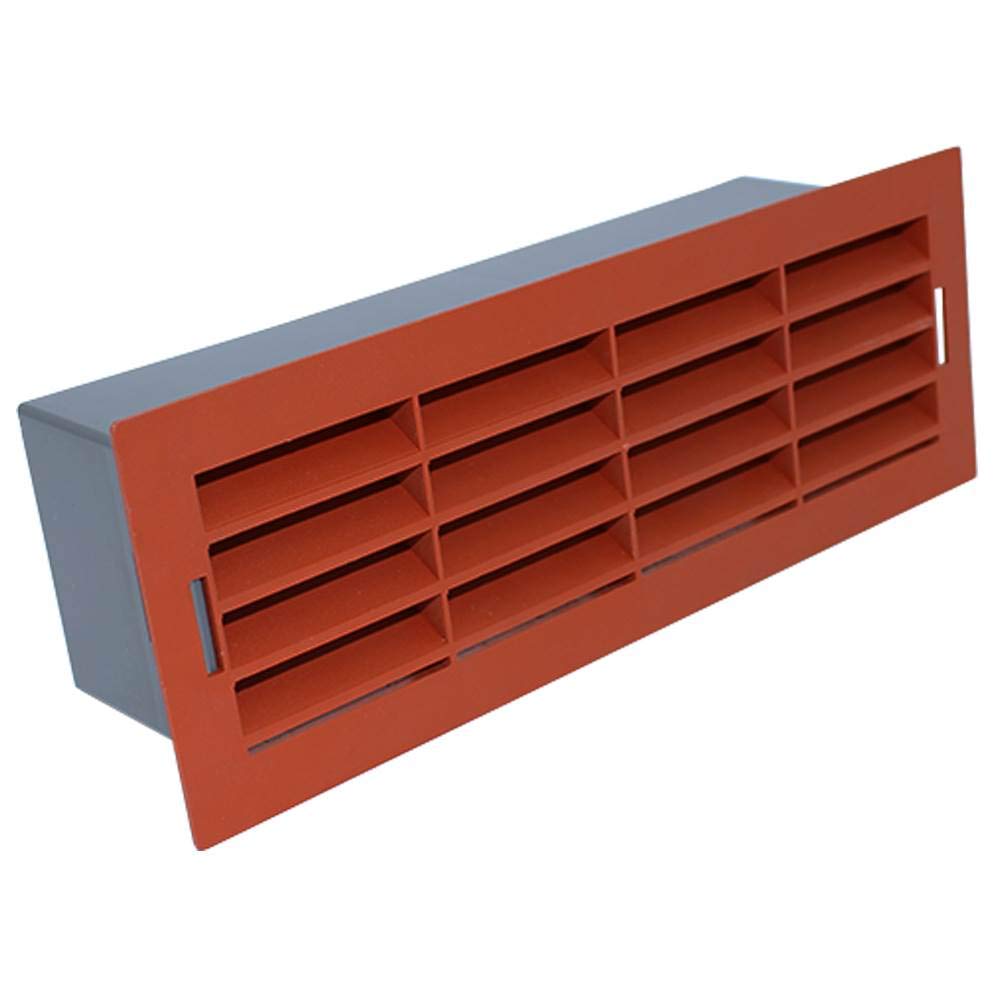 Kair Terracotta 204Mm X 60Mm Airbrick With Surround