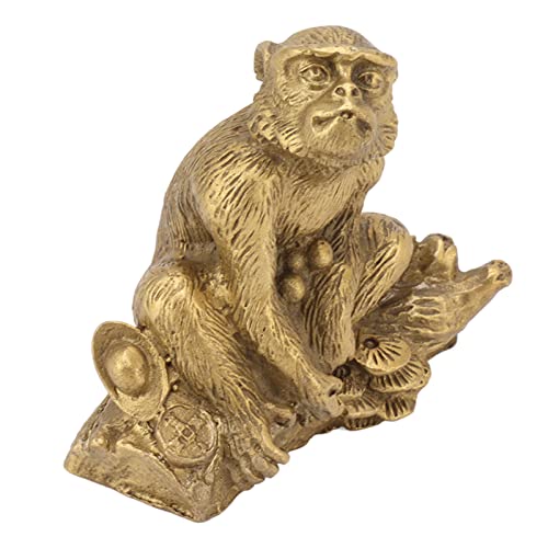 Estatua de Mono del Zodiaco Chino en Latón para Decoración
