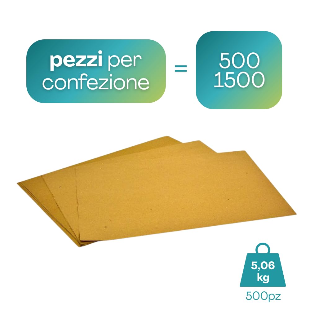 1500 Tovagliette Di Carta Paglia Avana 30x40 Cm - Sottopiatti Monouso Per Ristoranti, Feste E Aperitivi