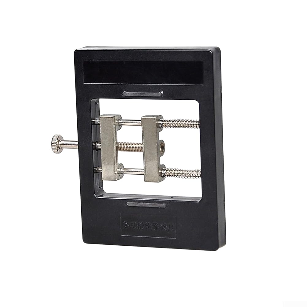 Soporte ajustable para pistola de calor, plegable 360°, base de abrazadera acero inoxidable