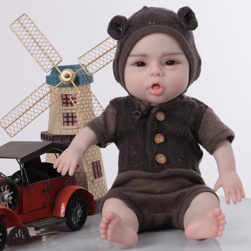 Muñeca de Silicona Reborn Bebé 18.5 Pulgadas miniatura 1