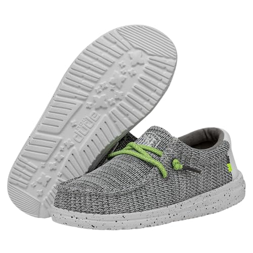 Image of HEYDUDE Boy's Wally Youth Multiple Colors | Boy's Shoes | Boy's Lace Up Loafers | Comfortable & Light-Weight