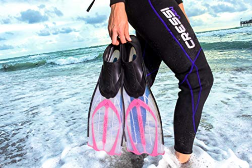 Nadadeira de Mergulho Cressi Pluma - Rosa 32-33