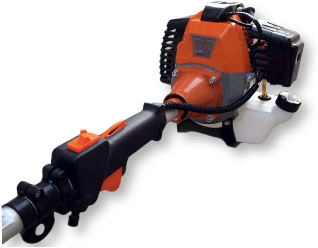 Decespugliatore a Scoppio Motore 2 Tempi 52cc, Kit con Accessori, Motore 2 Tempi, Guanti da Lavoro Inclusi Multifunzione