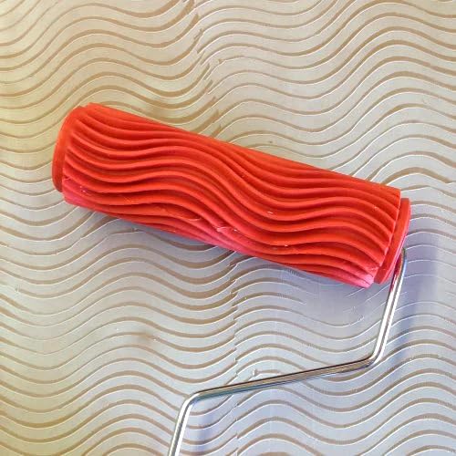 Wavy Horizontal Lines Pattern - Decorative Art Roller - 7" Texture Roller