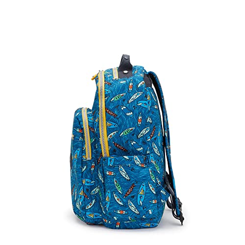 Image of Kipling Women's Seoul 15 inch Laptop Backpack, Durable, Roomy with Padded Shoulder Straps, Built-In Protective Sleeve