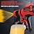 Paint Sprayer, Cordless HVLP Paint Sprayer with Brushless Motor, Compatible with Milwaukee 18V Battery(Battery Not Included),1000ml/min High Flow, 1200ml Container, 150 Din/s Max Viscosity (Red)