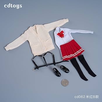 Amazon.co.jp: cdtoys 1/6 フィギュア 女子高生学生服 JK服