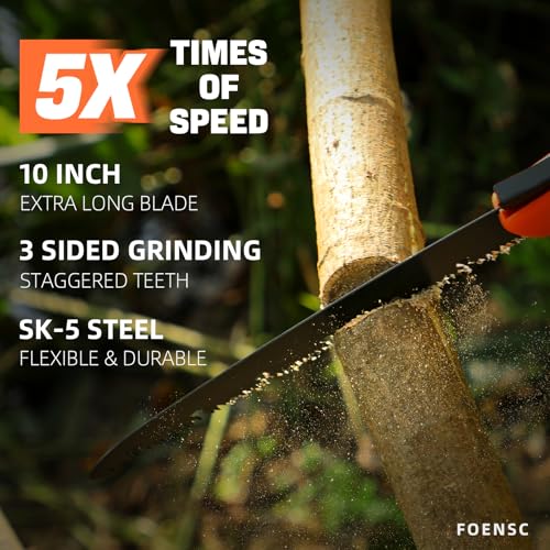 Foensc HAND SAW 01 10 Inch Folding Saw, Improved Hand Saw thumb #1