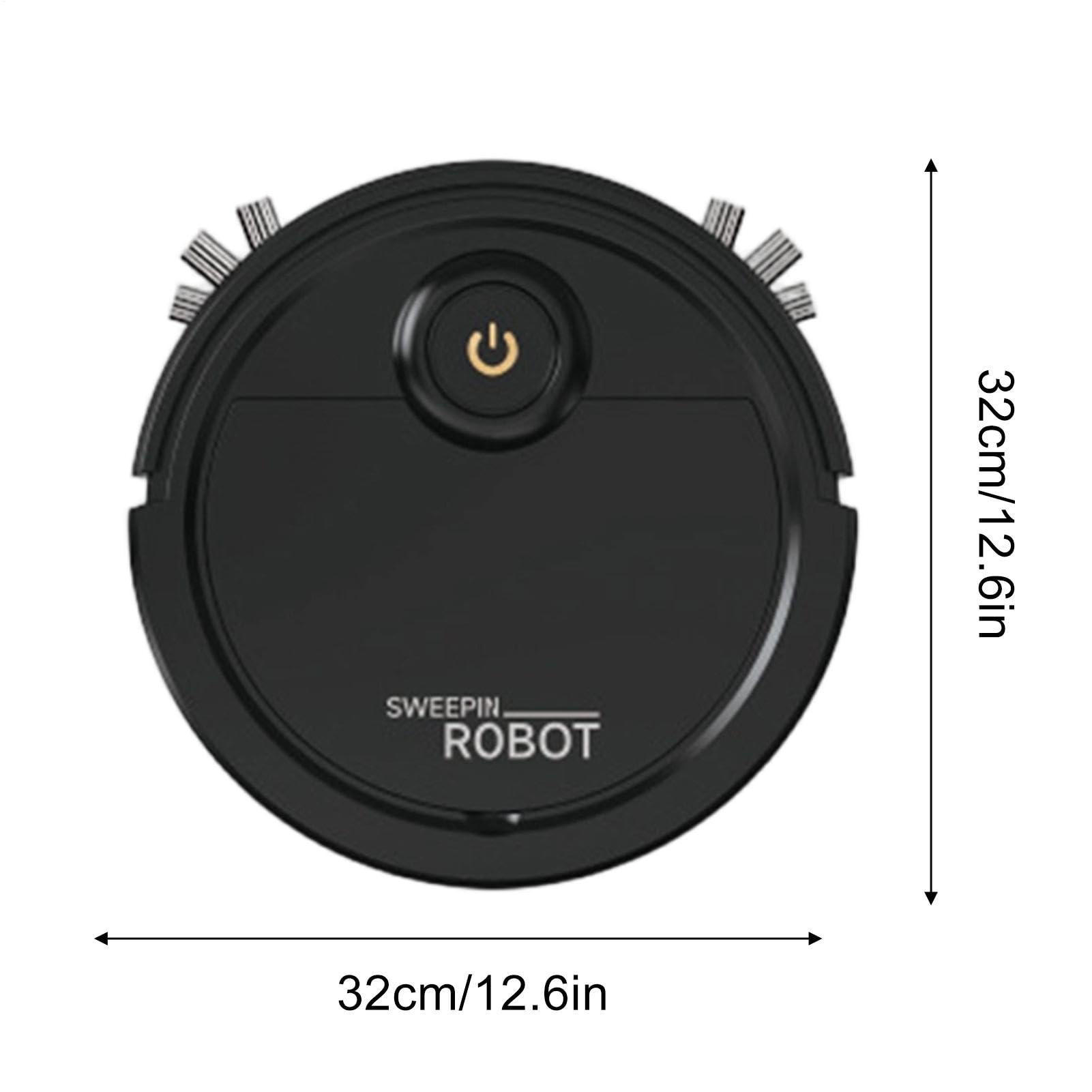 Genérico Robot Aspirador Mopa Automática Silenciosa Recargable | Robot Aspirador Barredor Para Suelos Duros, Pelo de Mascotas, Hogar, Oficina, Apartamento, Dormitorio, Salón