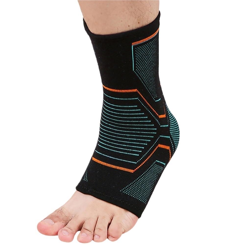 Lot de 2 manchons de compression pour cheville avec soutien de la voûte plantaire pour soulager les douleurs articulaires et les tendons Taille XL
